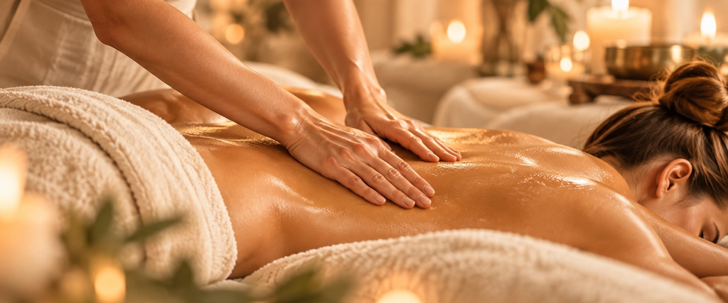 Massage californien aux mouvements enveloppants à Villeneuve-Loubet
